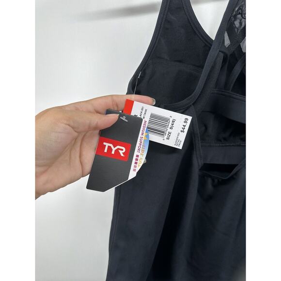 TYR Women's Solid Taylor Tank Top Black Size Small 4/6 Brand New $44 - Picture 5 of 6